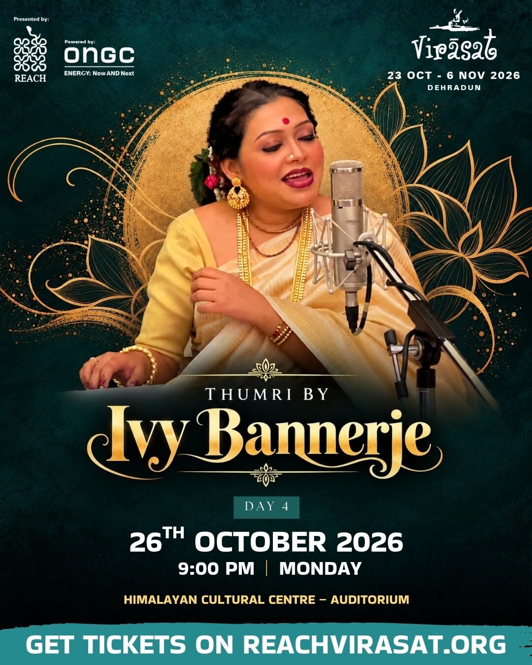 Thumri by Ivy Banerjee, Mon 26 Oct · 9:00 PM